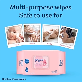 Johnsons Baby Skincare Wipes - Image 5
