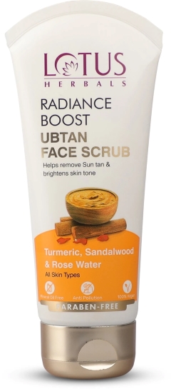 LOTUS HERBALS Radiance Boost Ubtan Face Scrub