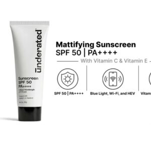 UNDERATED Sunscreen - SPF 50 PA++++