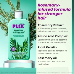 Plix Rosemary Advanced Anti Hair Fall Shampoo - Image 3
