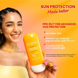 Dot & Key Sunscreen - SPF 50 PA++++ Vitamin C + E Super Bright Sunscreen - Image 5