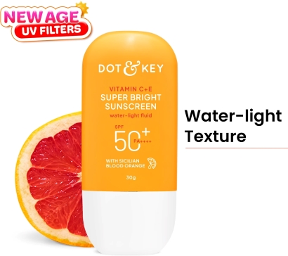 Dot & Key Sunscreen - SPF 50 PA++++ Vitamin C + E Super Bright Sunscreen